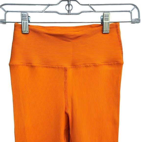 Year of Ours High High Ribbed Leggings in Orange Women’s Size XS - Picture 3 of 6